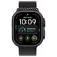 Apple Watch Ultra 4 (GPS + Cellular) 49mm Black Titanium Case with Black Titanium Milanese Loop - L, , large