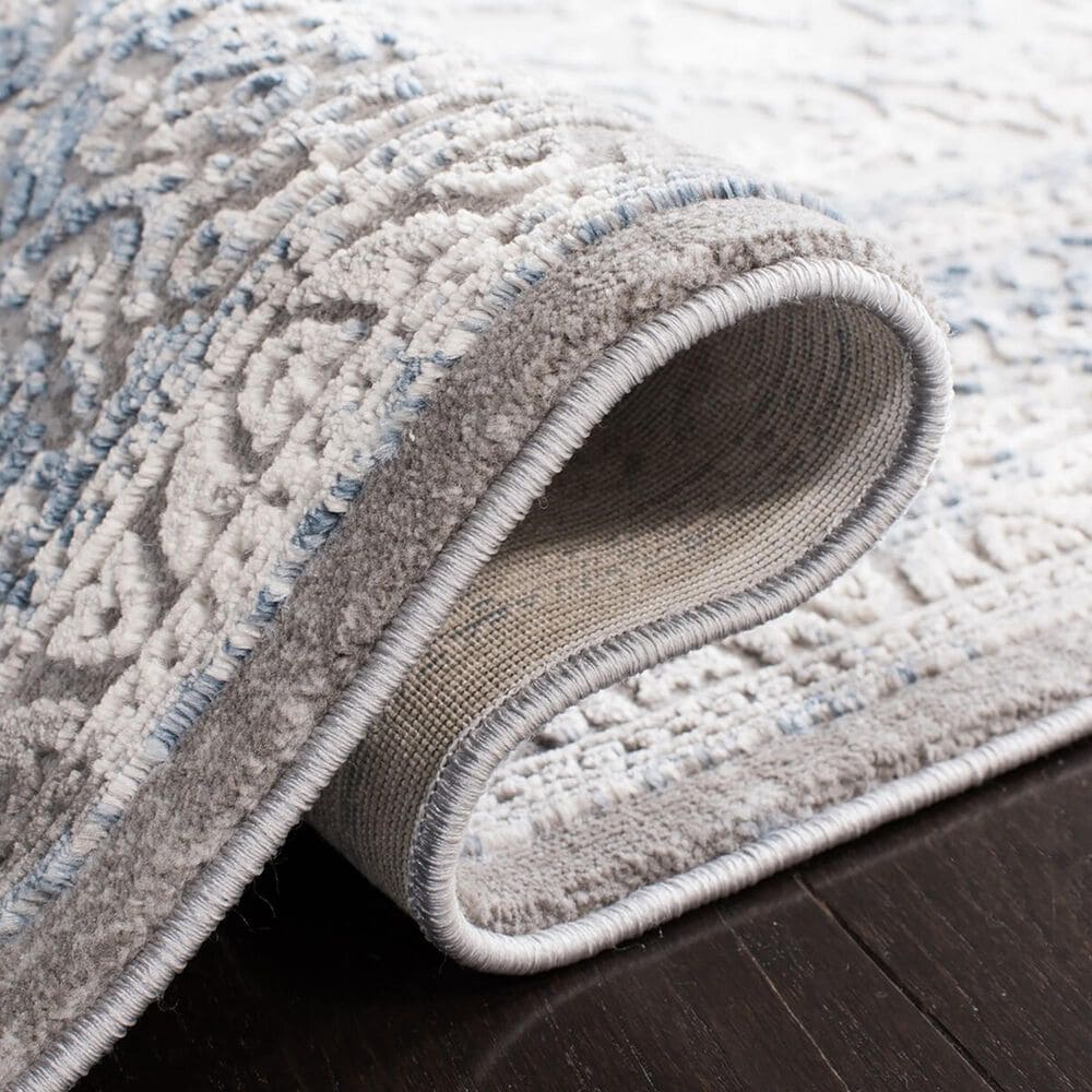 Safavieh Invista Traditional 2&#39; x 8&#39; Grey and Blue Runner, , large