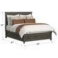 Mayberry Hill Canterbury King Storage Bed in Grey, , large