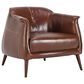 Classic Home Martel Accent Chair in Spiced Brown, , large
