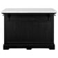 Steve Silver Aspen Kitchen Island in Ebony and White, , large