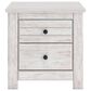 Ashley Makidern 4 Piece King Panel Bedroom Set in Whitewash, , large
