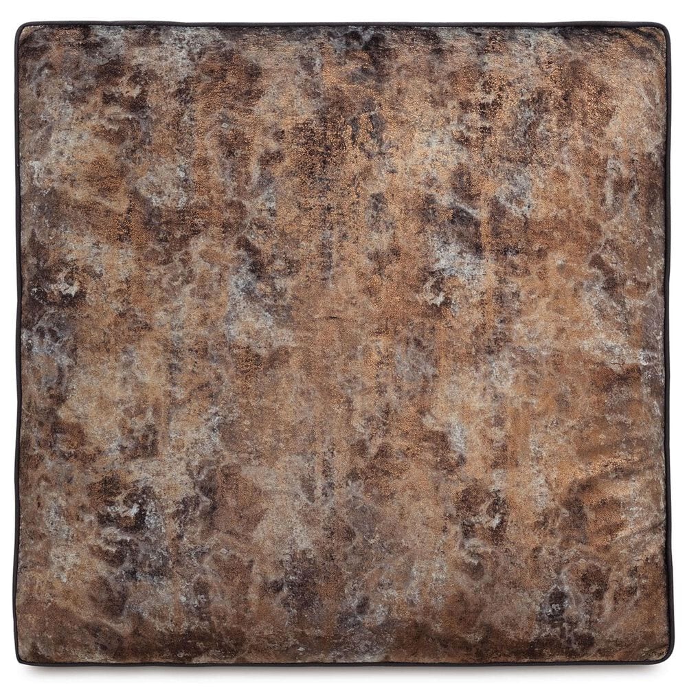 Eastern Accents Priscilla 27" Square Euro Pillow Sham in Heidi Copper and Edris Charcoal, , large