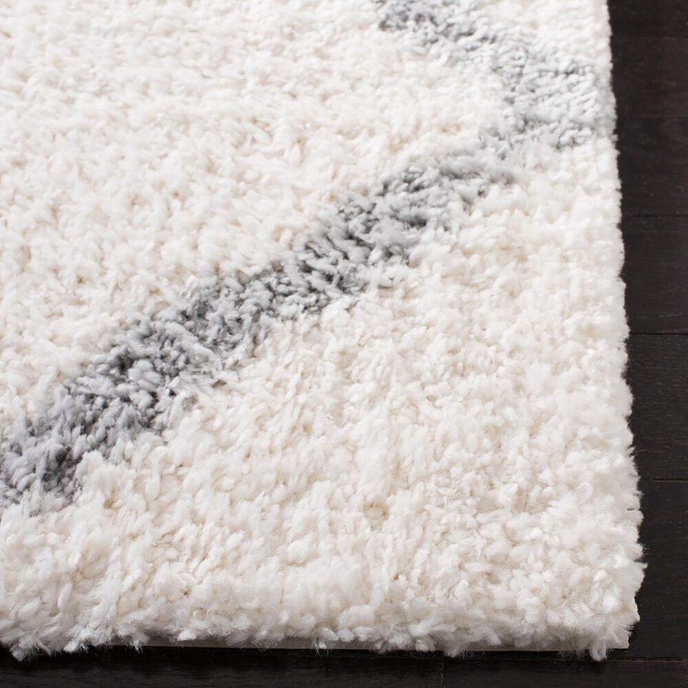 Safavieh Parma Shag PMA521A 8&#39; x 10&#39; Cream and Grey Area Rug, , large