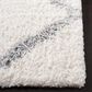 Safavieh Parma Shag PMA521A 8" x 10" Cream and Grey Area Rug, , large