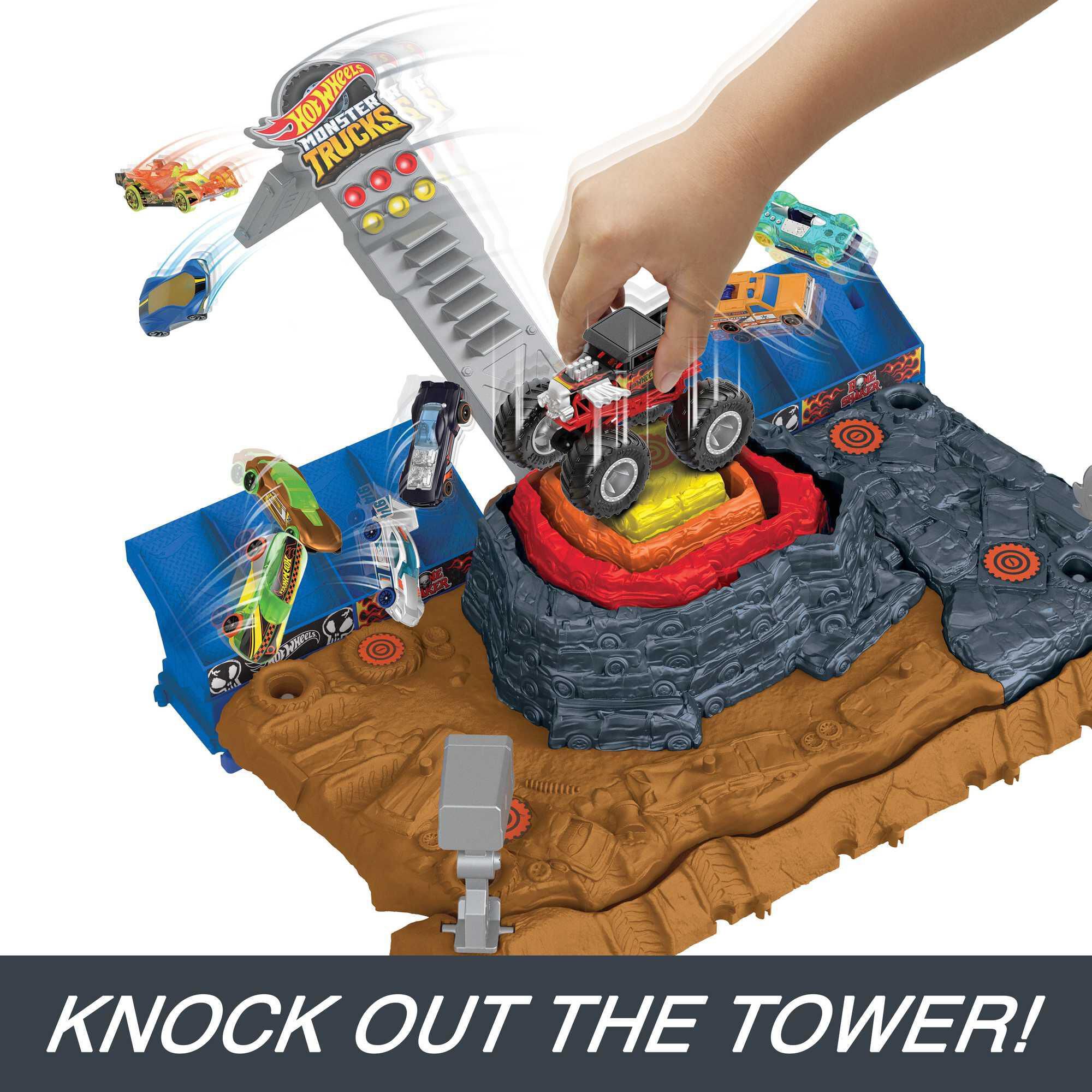 Hot Wheels Trucks Arena Smashers Bone Shaker Ultimate Crush Yard