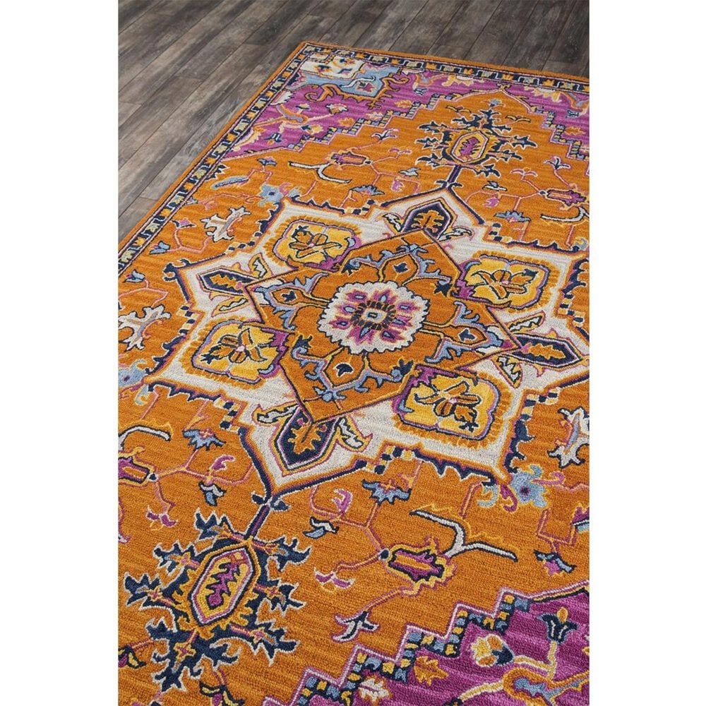 Momeni Ibiza IBI-02 5&#39; x 8&#39; Orange Area Rug, , large