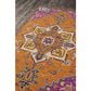 Momeni Ibiza IBI-02 5" x 8" Orange Area Rug, , large