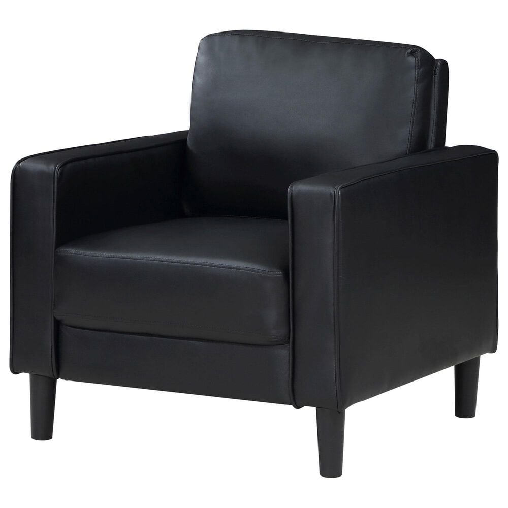 Coaster Ruth Accent Arm Chair in Black, , large