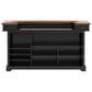 Ashley Wildenauer Bar in Warm Satin Black and Brown, , large