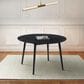 Blue River Arcadia and Renzo 5-Piece 48" Dining Set with Gray Cushion in Black, , large