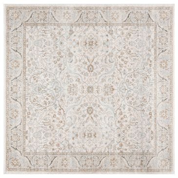 Safavieh Isabella 6"7" Square Cream and Beige Area Rug, , large