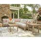 Ashley Clare View 4-Piece Outdoor Sectional in Beige, , large
