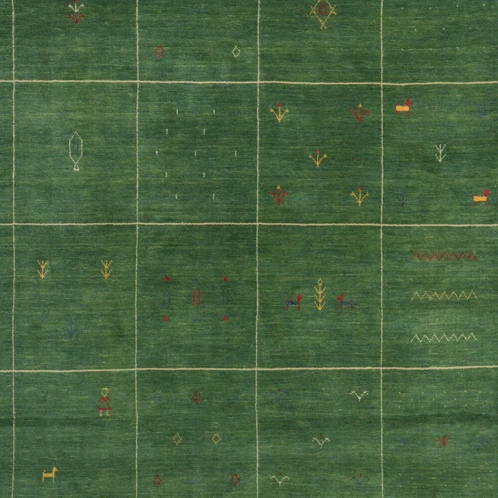 Capel Zagros 3493RS03000500220 3&#39; 0&quot; x 5&#39; 0&quot; Verdant Green Area Rug, , large
