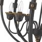 Golden Lighting Jules 6-Light Chandelier in Antique Black, , large