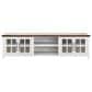 Legends Home Providence 96" TV Console in White and Bourbon, , large