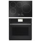 Cafe 2-Piece Kitchen Package with Matte Black 30" Smart Built-In Convection Single Wall Oven and Black 30" Touch Control Induction Cooktop, , large