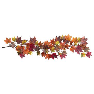 Nearly Natural Inc 60" Maple Leaf Garland, , large