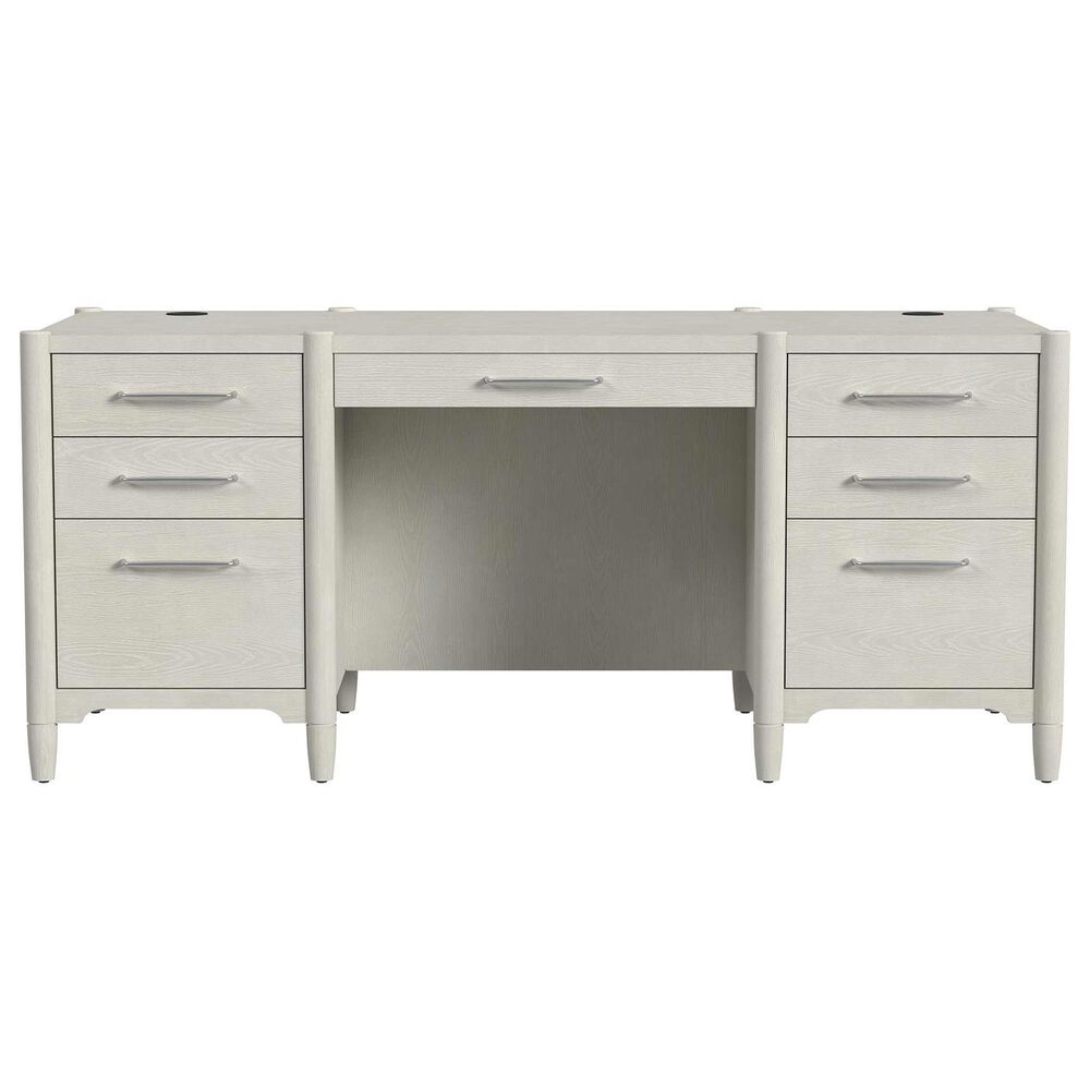 Wycliff Bay Towne 69" Executive Desk in Ash White, , large
