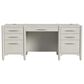 Wycliff Bay Towne 69" Executive Desk in Ash White, , large