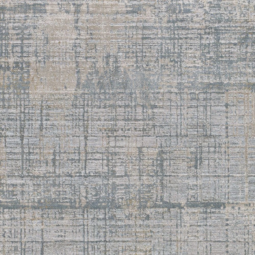Surya Brunswick 2&#39;7&quot; x 7&#39;3&quot; Dusty Sage, Taupe, Light Gray, White, Pale Blue, Olive and Teal Runner, , large