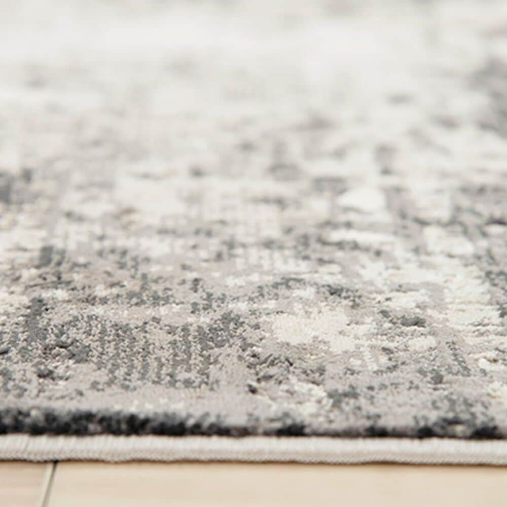 RIZZY Calabria Abstract 6&#39;7&quot; x 9&#39;6&quot; Neutral and Black Area Rug, , large