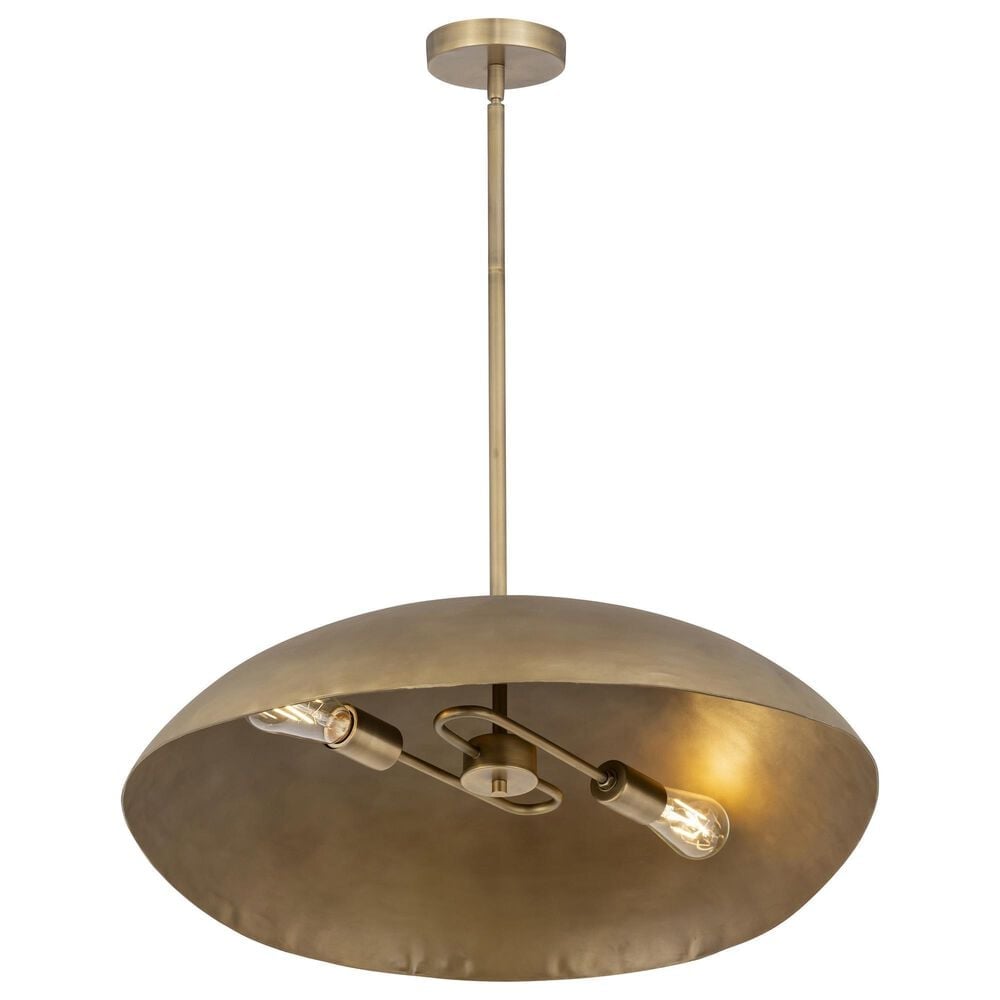 Maxim Lighting Denarii 24" 2-Light Iron Pendant in Natural Gold, , large