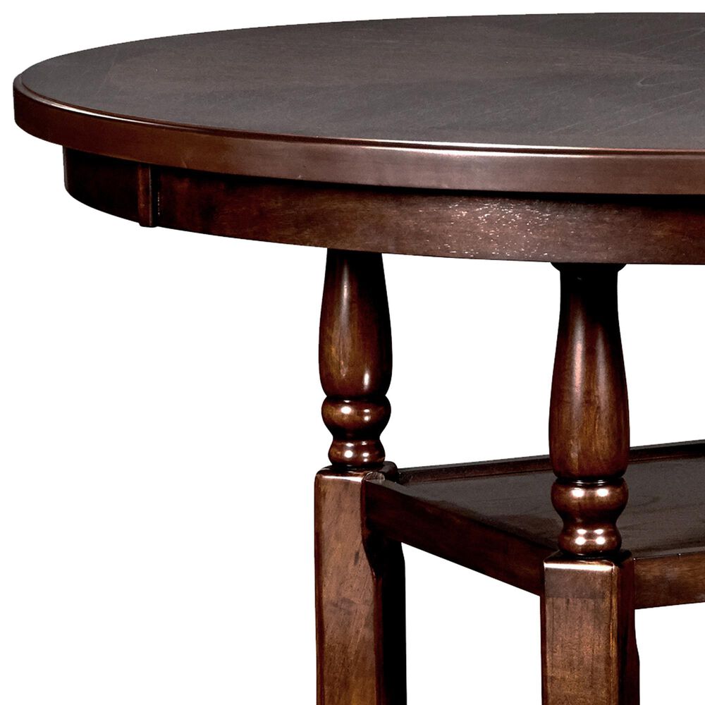 New Heritage Design Bixby Counter Dining Table in Espresso Cherry  - Table Only, , large