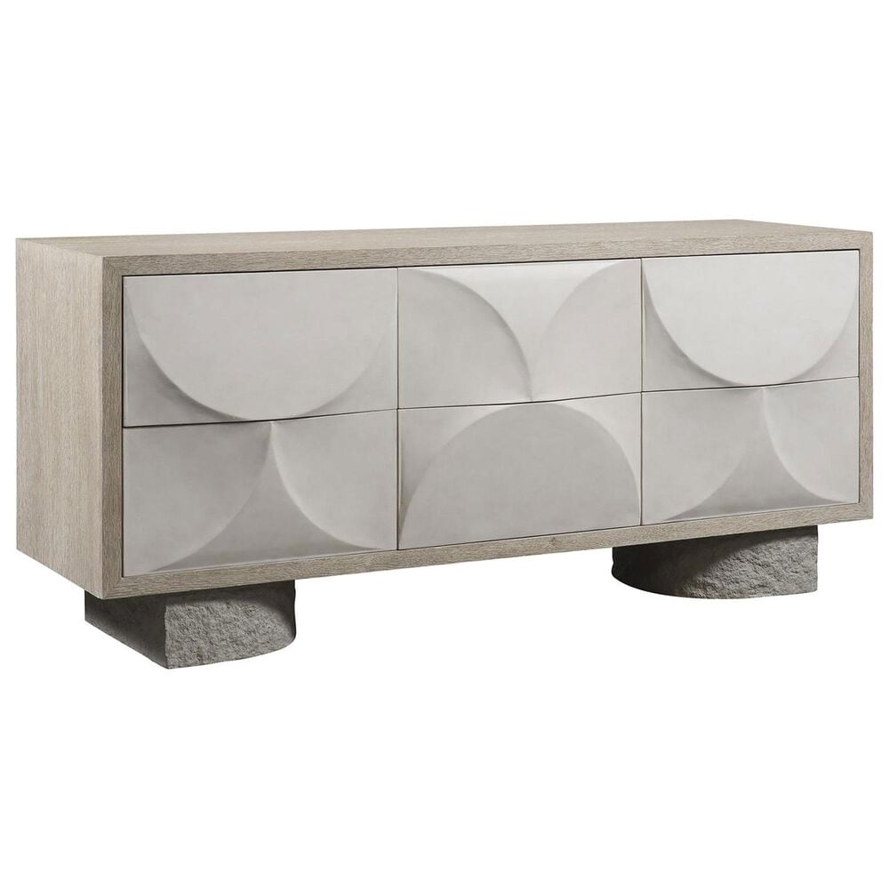 Bernhardt Lunula 6-Dresser in Sand Grey, Flaxen and Vellum, , large