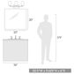Golden Lighting Tribeca 3-Light Bath Vanity in Matte Black and Pewter, , large