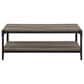 Walker Edison Angle Iron Coffee Table in Grey Wash, , large