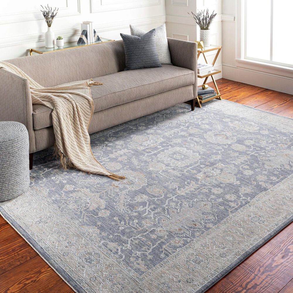 Surya Avant Garde 10&#39; x 14&#39; Gray, Beige and Denim Area Rug, , large