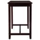 Linon Home Decor Claridge Counter Height Pub Table in Walnut Brown - Table Only, , large