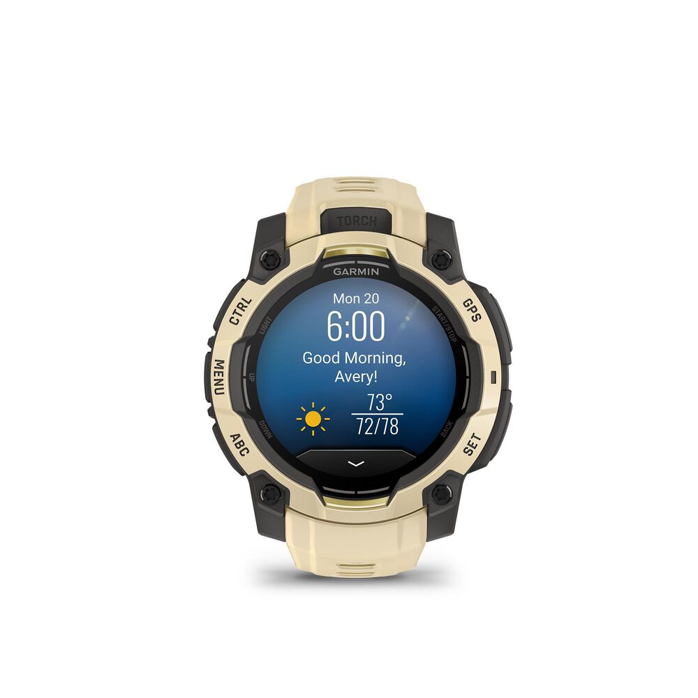 Garmin Instinct 3   45 mm, AMOLED Citrine with Citrine Band, , large