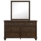 Ashley Danabrin 3-Piece Queen Panel Bed Set in Brownish Cherry, , large