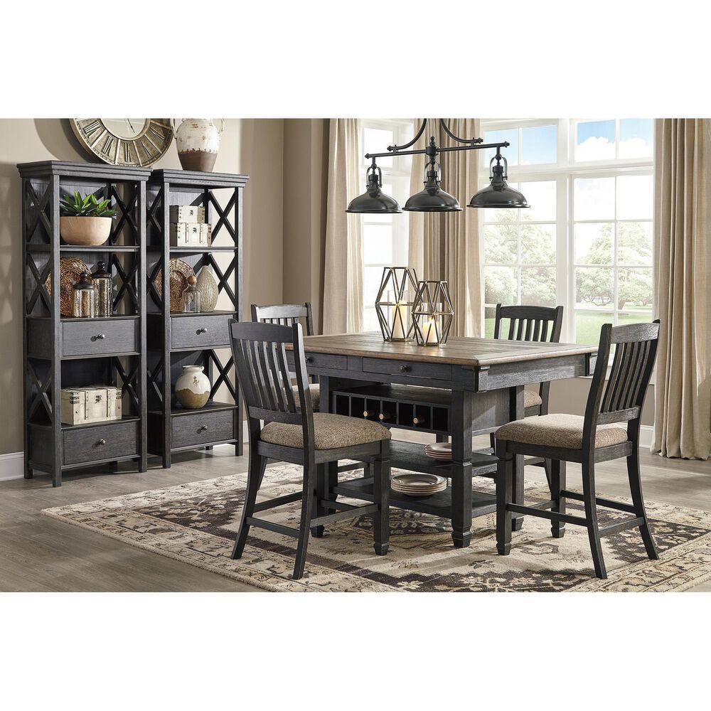 Ashley Tyler Creek Counter Height Table in Textured Black, , large