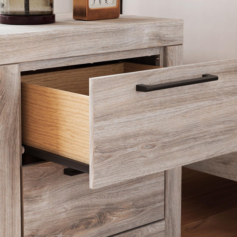 Ashley Broachmyn 2 Drawer Nightstand in Light Gray, , large