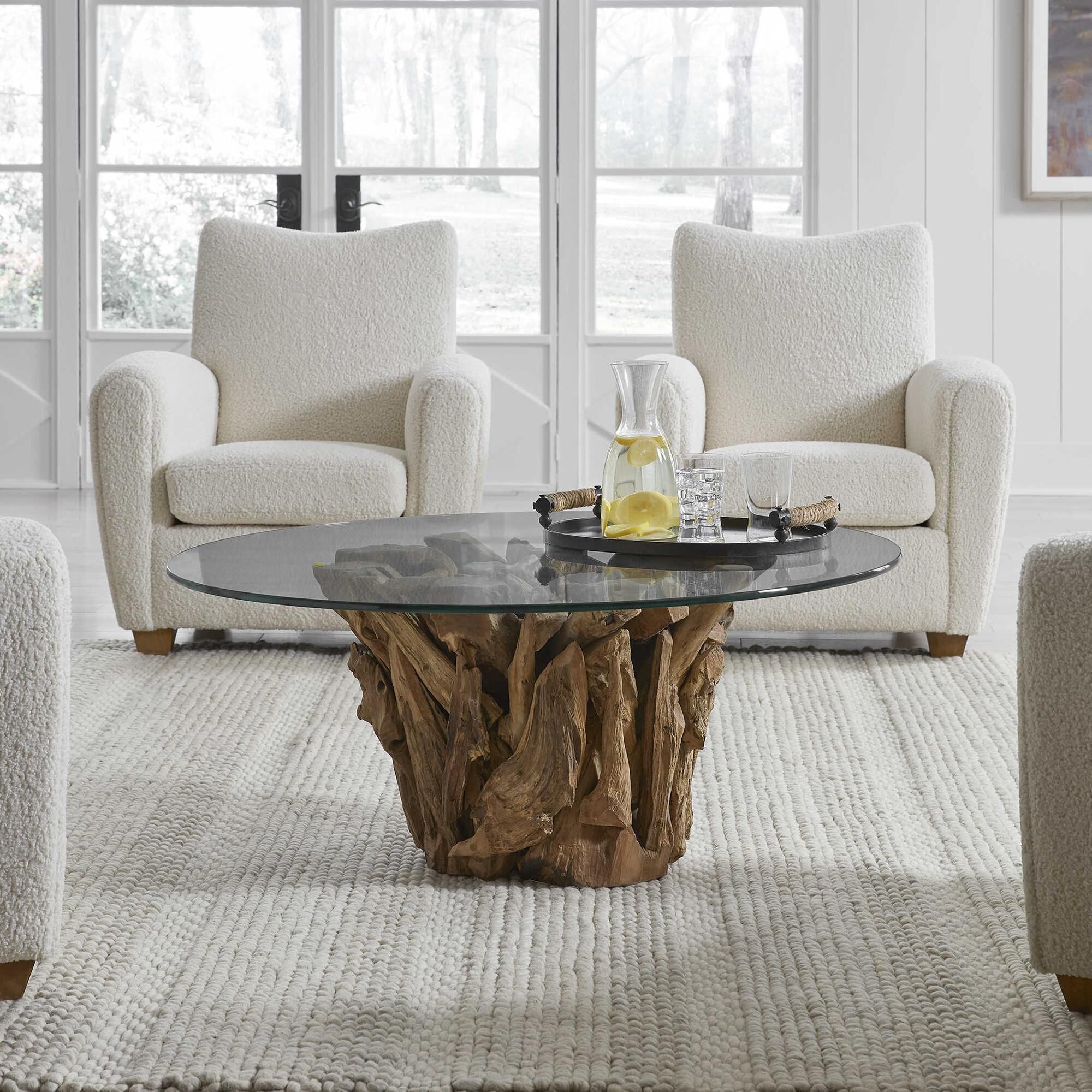 Uttermost Driftwood Coffee Table in Natural | NFM