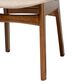 Baxton Studio Katya Side Chair with Sand Cushion in Walnut Brown (Set of 2), , large