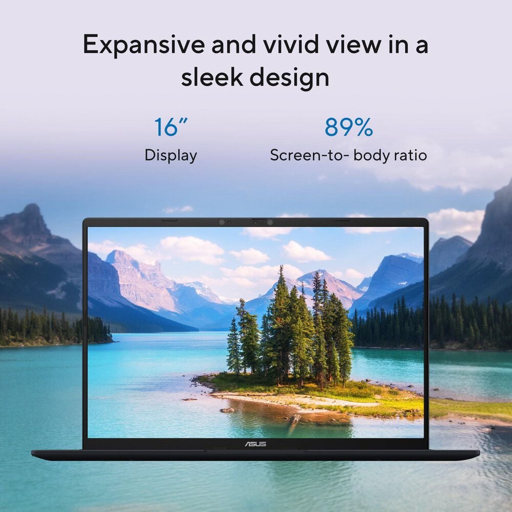 ASUS Vivobook 16 16&quot; Laptop | Qualcomm Snapdragon X1-26-100 - 16GB RAM - Adreno Graphics - 512GB SSD in Quiet Blue, , large
