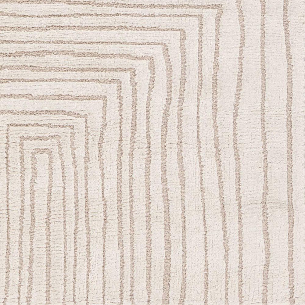 Jaipur Jaida Fantana 8'10" x 12' Gray Morn, Humus and Coconut Milk Area Rug, , large
