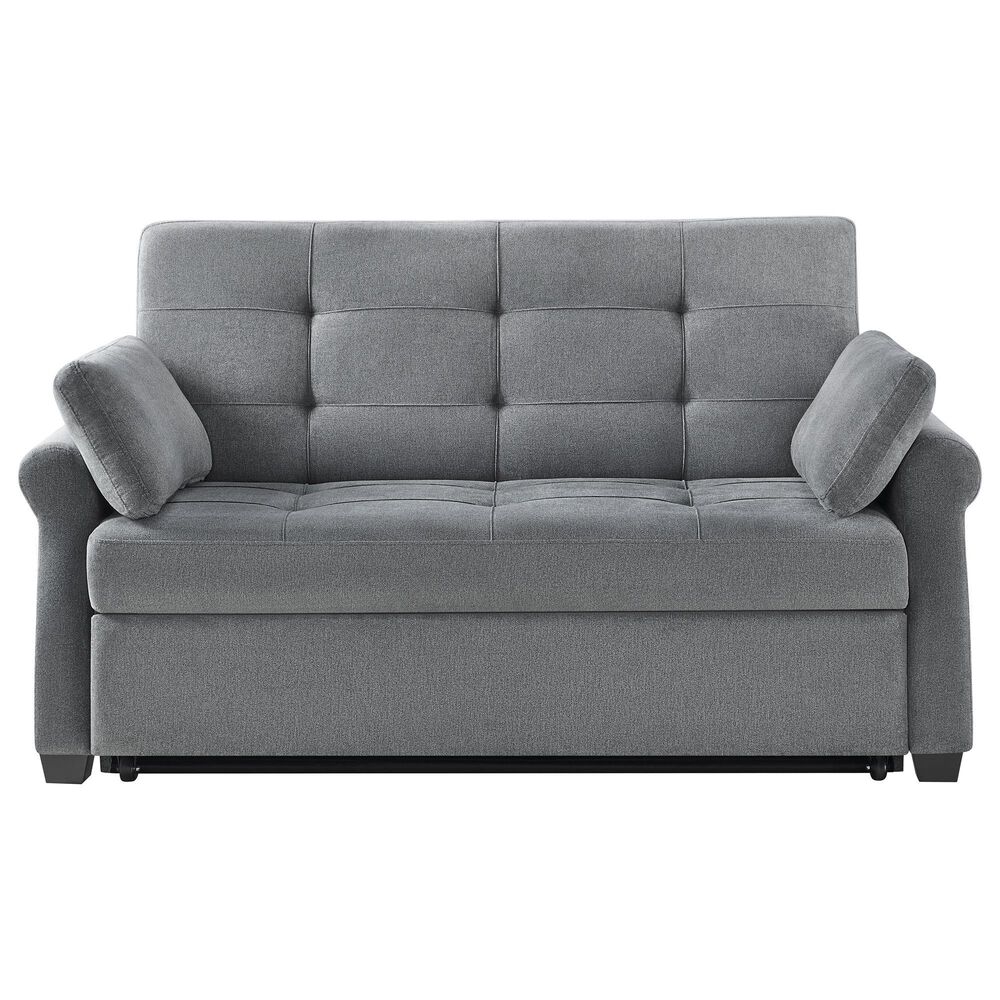 Lifestyle Solutions Hampton Queen Convertible Sofa in Grey, , large
