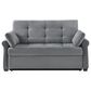 Lifestyle Solutions Hampton Queen Convertible Sofa in Grey, , large