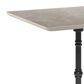Zuo Modern Alfresco 24" Square Dining Table in Black and Gray - Table Only, , large