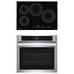 Frigidaire 2-Piece Kitchen Package with Stainless Steel 5.3 Cu. Ft. Single Electric Wall Oven and Black 30" Induction Cooktop, , large