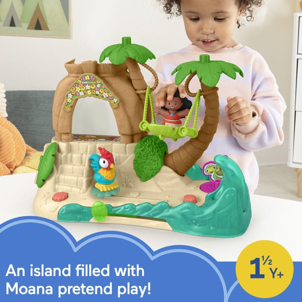 Fisher Price Little People Disney Princess Moana Deluxe Playset, , large