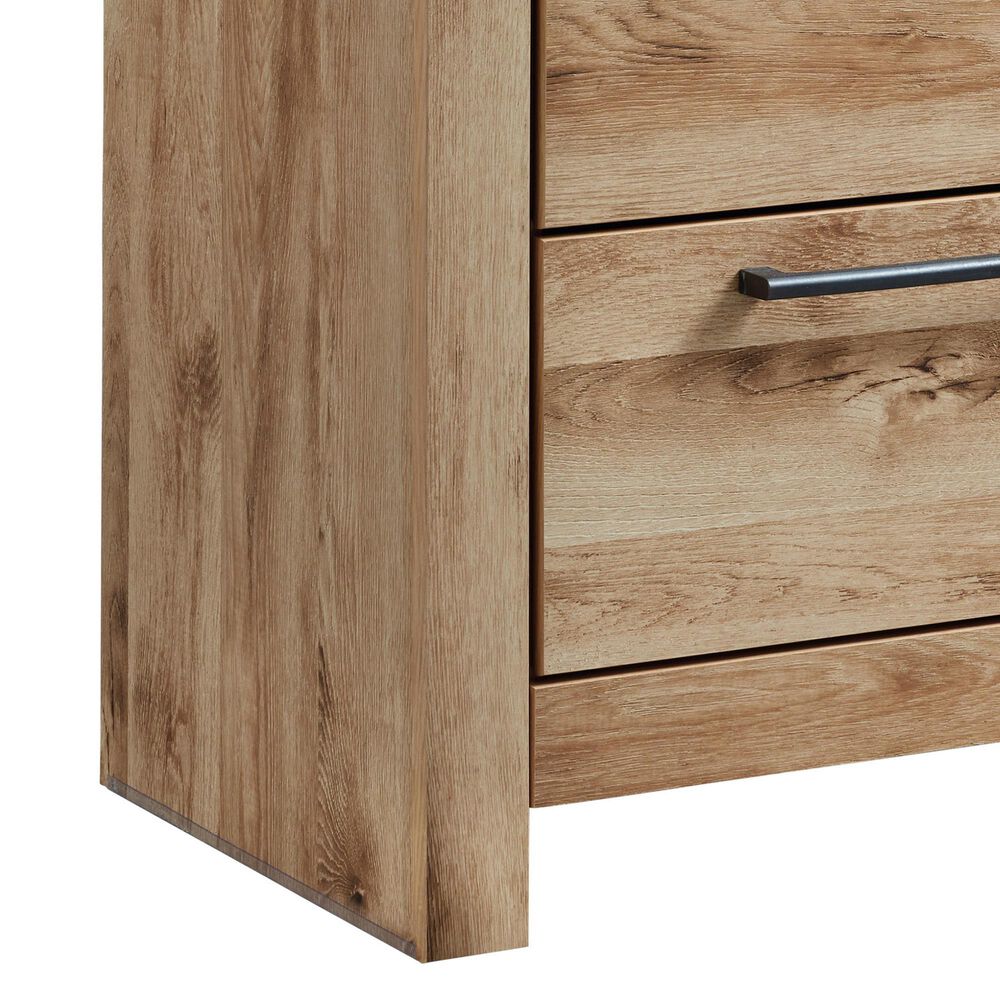 Ashley Hyanna 2-Drawer Nightstand in Golden Rustic, , large