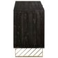 Blue River Monaco Sideboard in Black and Antique Gold, , large