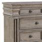 Millenium Blairhurst 5-Piece Queen Panel Bedroom Set in Light Grayish Brown with Lights and USB Ports, , large
