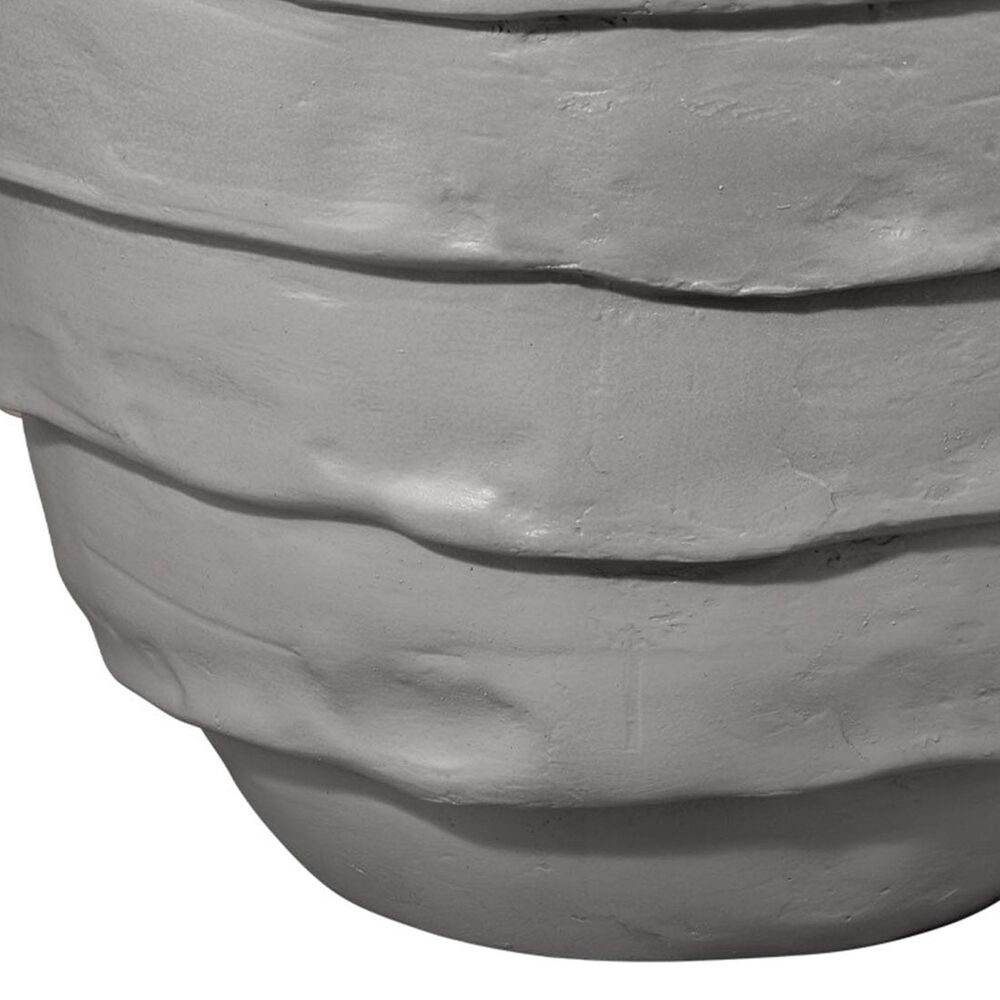 Splendor Living Marlowe Fiber Glass Indoor/Outdoor Side Table in Cement Rustic, , large